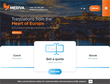 Tablet Screenshot of meriva-translations.com